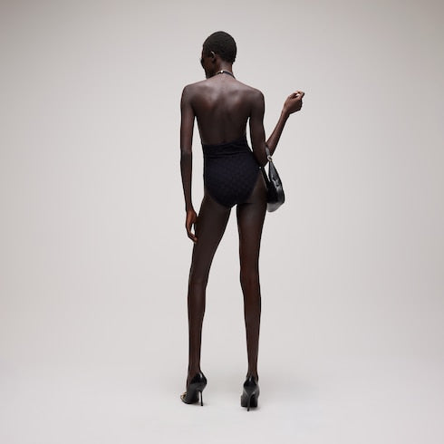 GG stretch jersey bodysuit