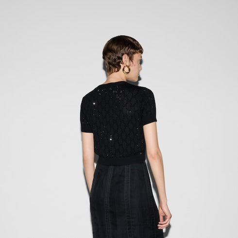 Fine wool GG crystal top
