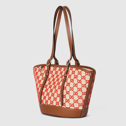 Woven small tote bag