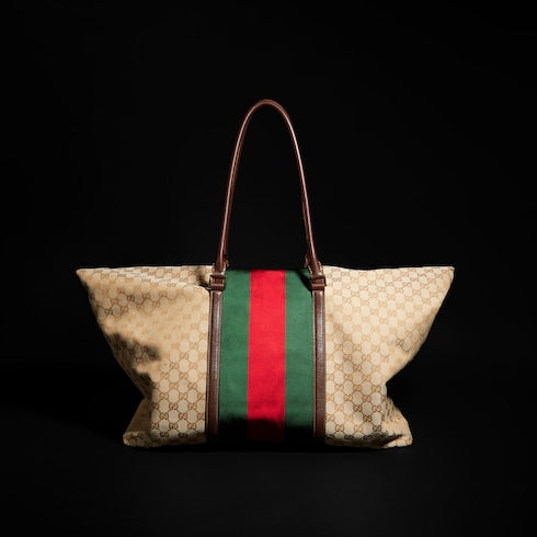 Medium GG duffle bag with Web