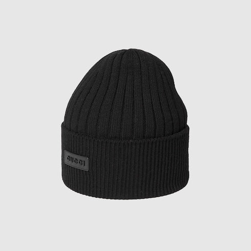Wool hat with logo