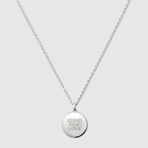 Blind for Love pendant necklace