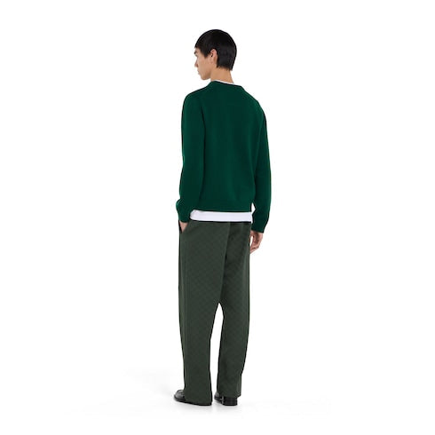 Wool sweater with Gucci intarsia