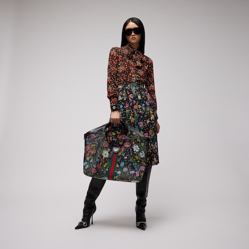 Gucci Giglio Flora large tote bag