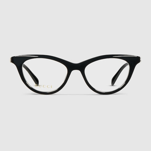 Cat-eye optical frame