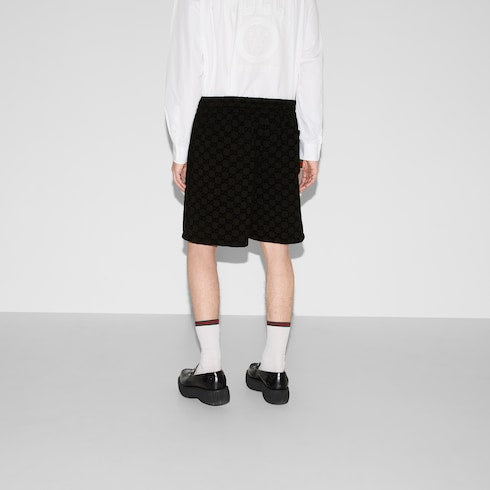 Printed jersey basketball shorts