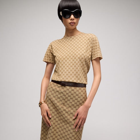 Printed cotton T-shirt