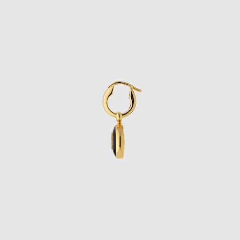 Gucci Interlocking 18k hoop earrings