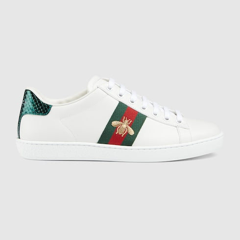 White Women's Ace Embroidered Trainers
