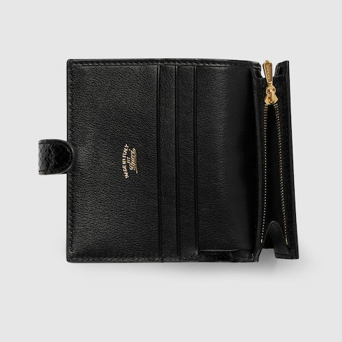 Gucci Jackie python medium wallet