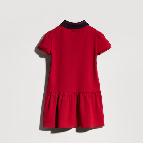 Children's cotton polo dress