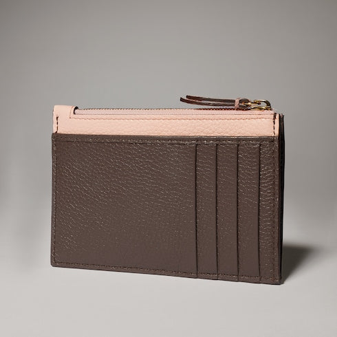 Bi-color GG Marmont zip key pouch