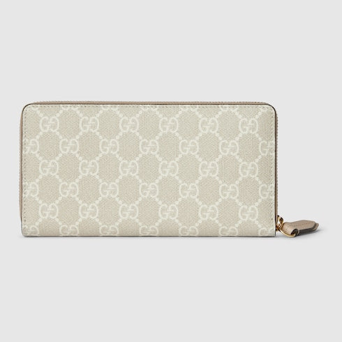 Bi-color GG Marmont zip around wallet