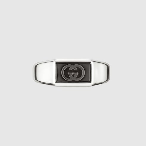 Gucci Interlocking signet ring