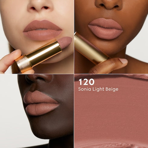 120 Sonia Light Beige, Rouge à Lèvres Mat Lipstick