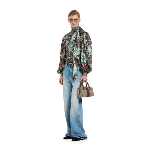 Ophidia small boston bag