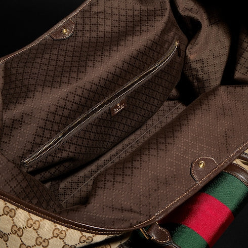 Medium GG duffle bag with Web