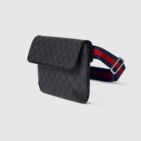 GG Black small belt bag