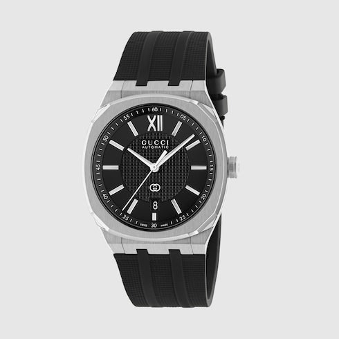 GUCCI 25H rubber strap, 40mm