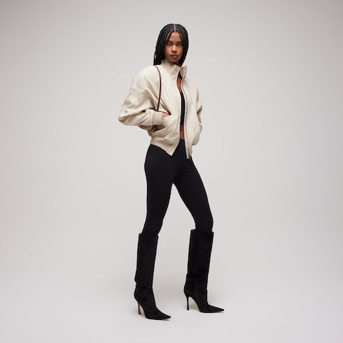 Crêpe jersey pants