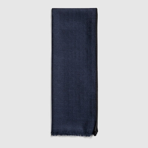 GG wool silk jacquard stole