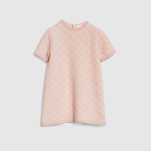 Baby GG wool jacquard dress