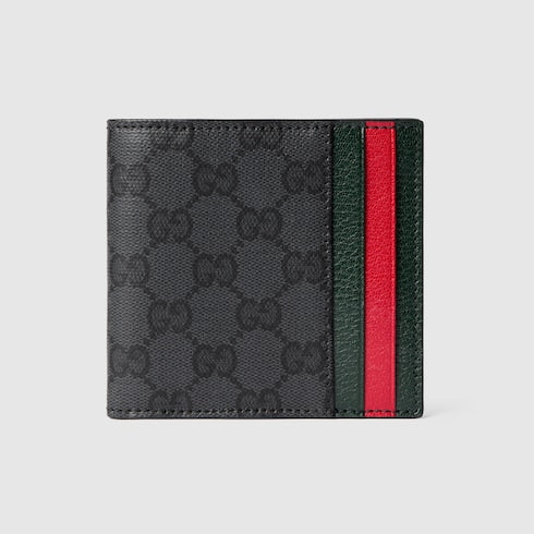 Bi-fold wallet with Web card slots