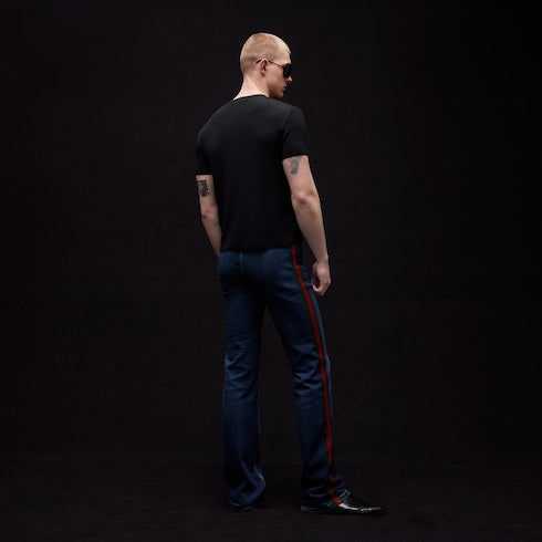 Technical knit fabric T-shirt