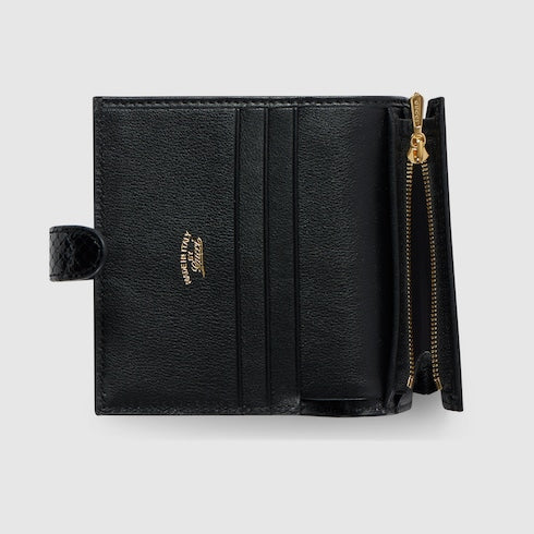 Gucci Jackie anaconda medium wallet