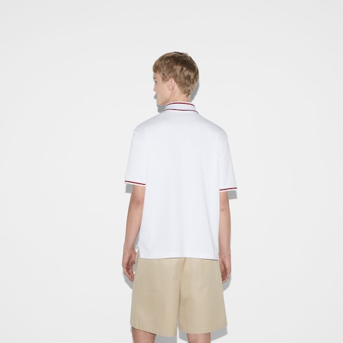 Cotton piquet polo shirt