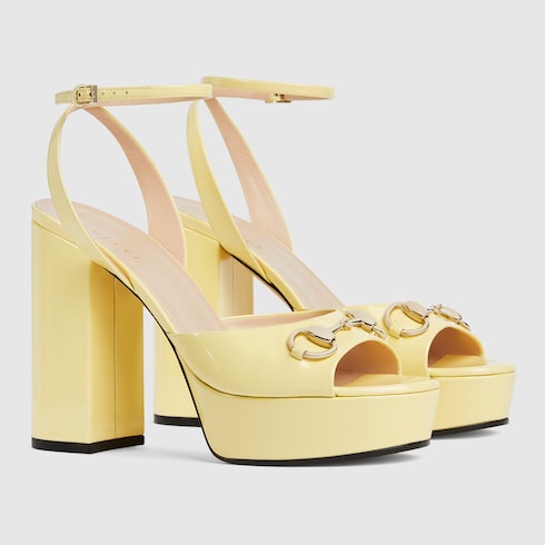 Women's Horsebit platform sandal