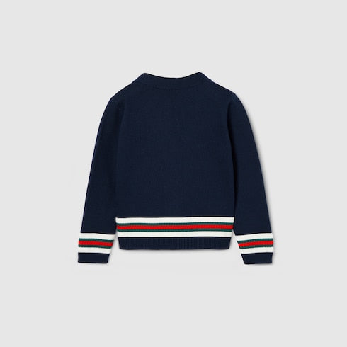 Baby cotton cardigan with Web