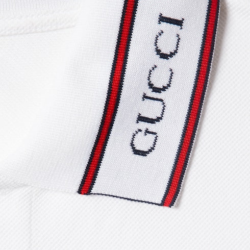 Cotton piquet polo shirt