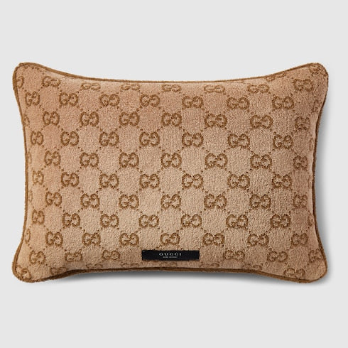 GG cotton rectangular cushion