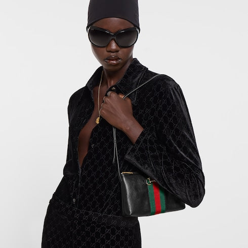 Gucci Horsebit Web small shoulder bag