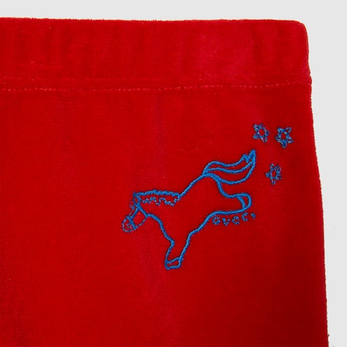 Baby chenille jogging pants