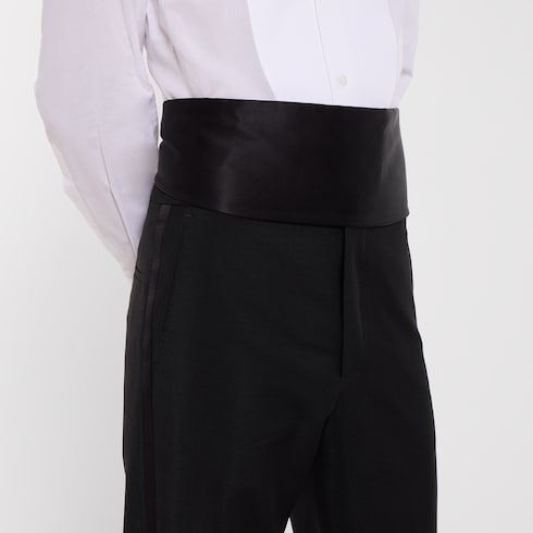 Light wool mohair canvas suit