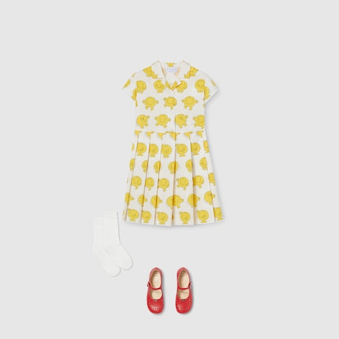 Children's printed cotton dress