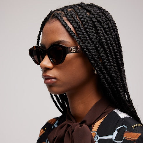 Cat-eye frame sunglasses