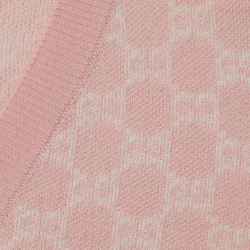 Baby GG wool jacquard cardigan