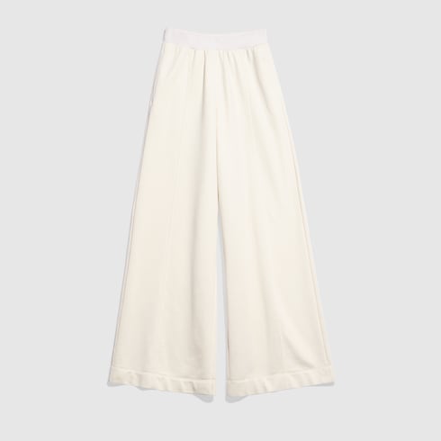 Cotton silk jersey leisure pants