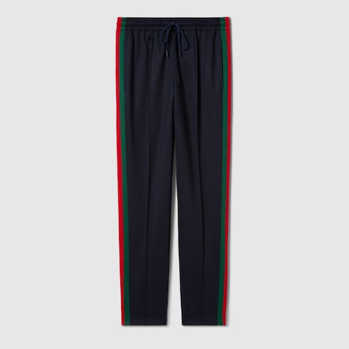 Technical jersey sportswear pants with Web
