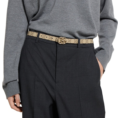 Reversible GG Marmont thin belt