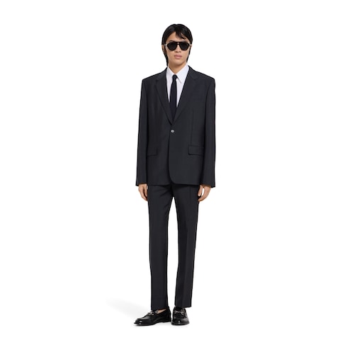 Wool mohair suit