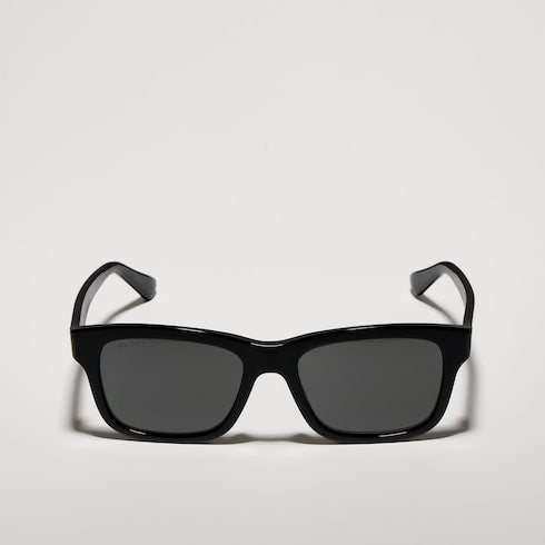 Rectangular-frame sunglasses