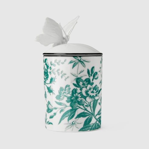 Green Herbarium Herbosum, Medium Butterfly Candle