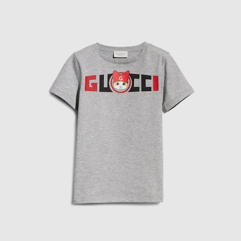 Children's cotton T-shirt with print