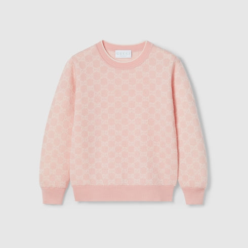 Children's GG wool jacquard sweater