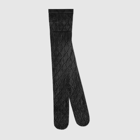 Black Interlocking G Tights