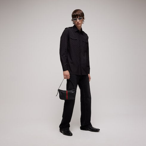 GG cotton poplin shirt